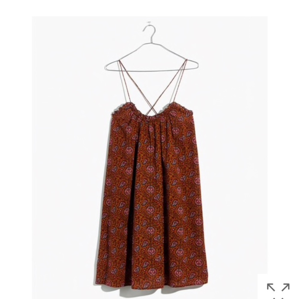 Madewell Tulum Dress in Warm Paisley